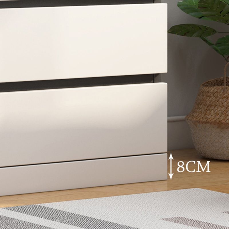 16.14 "Large coffre rectangle d'accentuation du bois moderne avec tiroirs