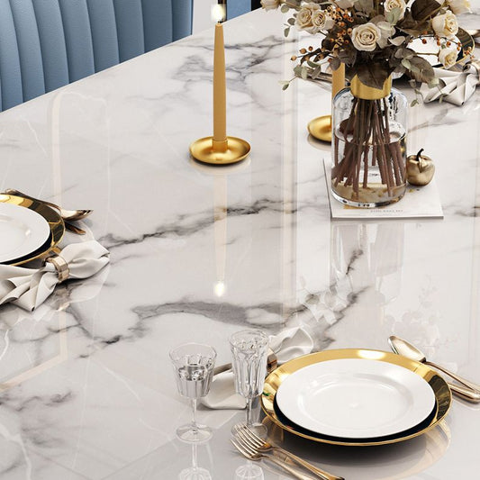 Contemporary Style Rectangle Table Set 1/4/5/7 Pieces Dining Set for Home Clearhalo 'Dining Room Sets' 'Dining Tables & Seating' 'dining_room_set' 'furn' 'furn_dining_room_set' 'Furniture' 'Kitchen & Dining Furniture' 1200x1200_789abcef-8335-4266-81c0-3e213820f031