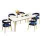 Metal Traditional Luxury Rectangle Indoor Table Sintered Stone Table with 4 Legs Clearhalo ' dining_table' 'Dining Tables & Seating' 'Dining Tables' 'furn' 'furn_dining_table' 'Furniture' 'furniture_dining_table' 'Kitchen & Dining Furniture' 'kitchen&dining_furn' 'kitchen' 'kitchen_dining_table' 1200x1200_789add7e-2c15-4757-b4d7-cd3890ffb4c3