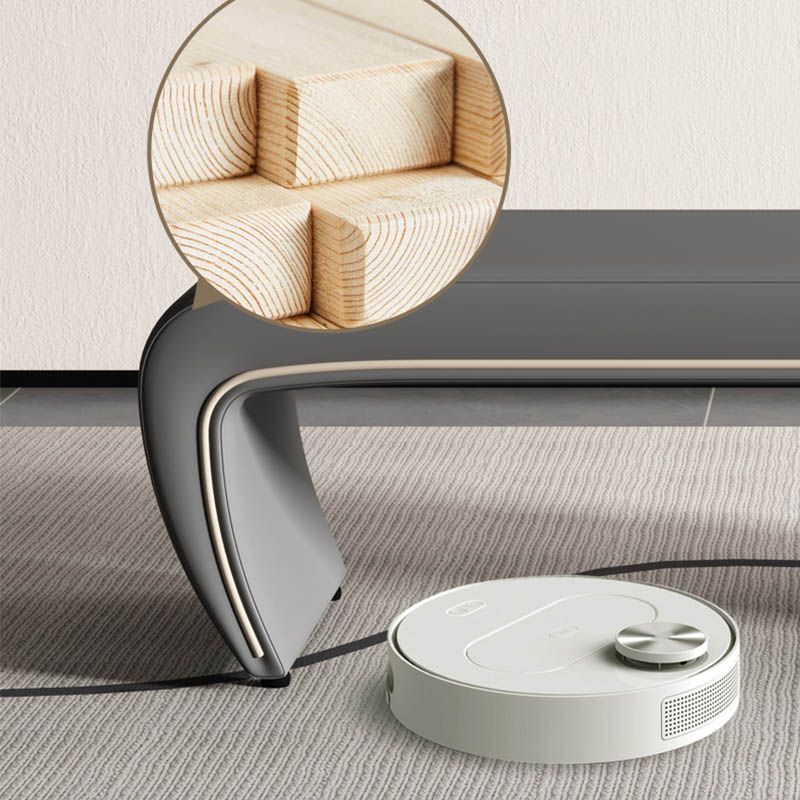 Modern Rectangle Entryway Bench Solid Wood Seating Bench with Upholstered Clearhalo 'Benches' 'Chairs & Seating' 'furn' 'furn_benches' 'Furniture' 'Living Room Furniture' 1200x1200_789b2ac5-a80d-43e9-92ef-4a5187167ce5