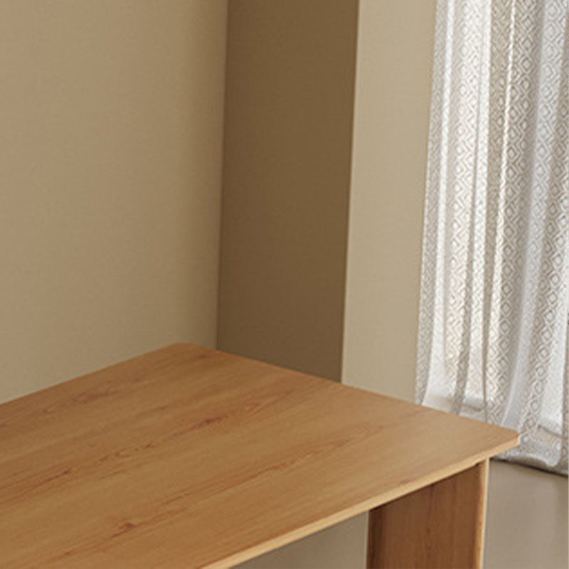Modern Simple Solid Wood Table for Restaurant Rectangle Table with 4 Legs Clearhalo 'Dining Tables & Seating' 'Dining Tables' 'dining_table' 'furn' 'furn_dining_table' 'Furniture' 'Kitchen & Dining Furniture' 1200x1200_789bb431-154b-4756-87d0-519aae166071