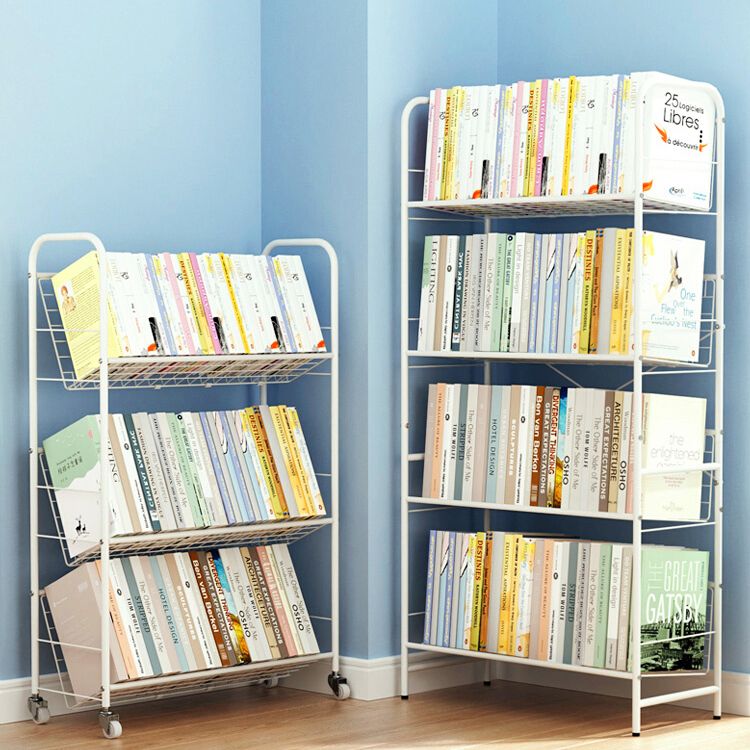 Modern Style Bookshelf Etagere Open Back Metal Bookcase for Home Clearhalo 'Bookcases' 'furn' 'furn_bookcases' 'Furniture' 'furniture_bookcases' 'Office Furniture' 1200x1200_789c2040-43d3-483e-a5e6-79eb2593b85a