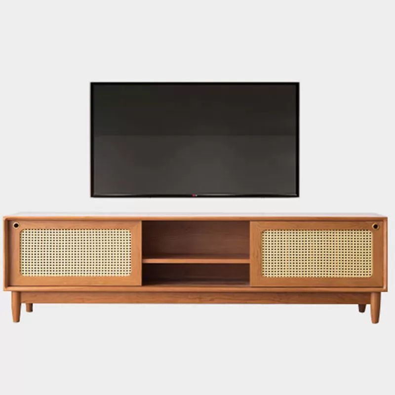 Mobile TV in legno massello Console TV scandinava per soggiorno