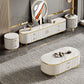 Contemporary White TV Stand Console 4-Drawer Enclosed Storage TV Media Stand Clearhalo 'furn' 'furn_tv_stands_entertainment_centers' 'Furniture' 'Living Room Furniture' 'TV Stands & Entertainment Centers' 'TV Stands & Media Storage Furniture' 'tv_stands_entertainment_centers' 1200x1200_78a73146-76be-49d0-83c4-08f9c1b92832