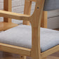 Wood Scandinavian Style Dining Chairs Home Open Back Dining Side Chair with Arm Clearhalo ' kitchen&dining_furn' 'Dining Chairs' 'Dining Tables & Seating' 'dining_chair' 'furn' 'furn_dining_chair' 'Furniture' 'furniture_dining_chair' 'Kitchen & Dining Furniture' 'kitchen' 1200x1200_78a9200e-c87d-48d8-b4ed-fc56bd4901b6