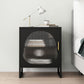 Industrial Accent Table Nightstand Antique Finish Bed Nightstand Clearhalo 'Bedroom Furniture' 'furn' 'furn_night_stand' 'Furniture' 'night_stand' 'Nightstands' 1200x1200_78ab2471-ba6e-40c8-bd9f-2cac04084849