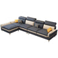 4-seat Faux Leather Sectional Sofa 31.50" High Sofa for Living Room