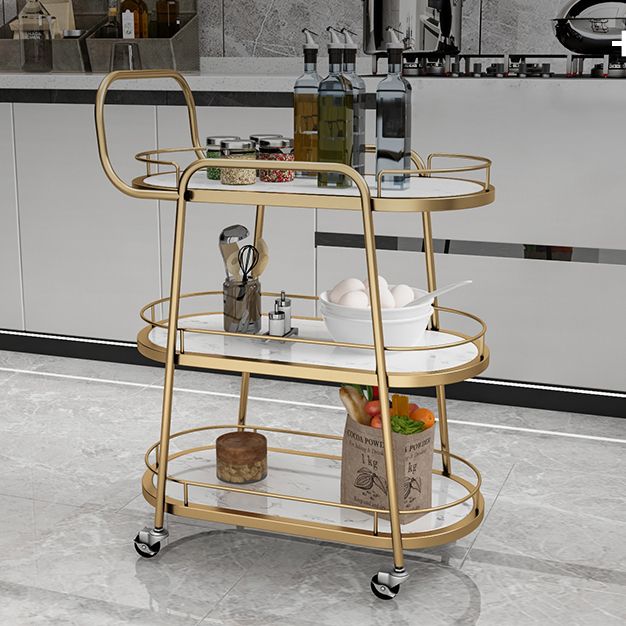 Modern 32.28"H Rolling Prep Table Metal Prep Table for Home Use Clearhalo 'furn' 'furn_kitchen_islands_carts' 'Furniture' 'Kitchen & Dining Furniture' 'Kitchen Islands & Carts' 'kitchen_islands_carts' 1200x1200_78ac5e52-942f-4e25-820d-be1ffc5aec41