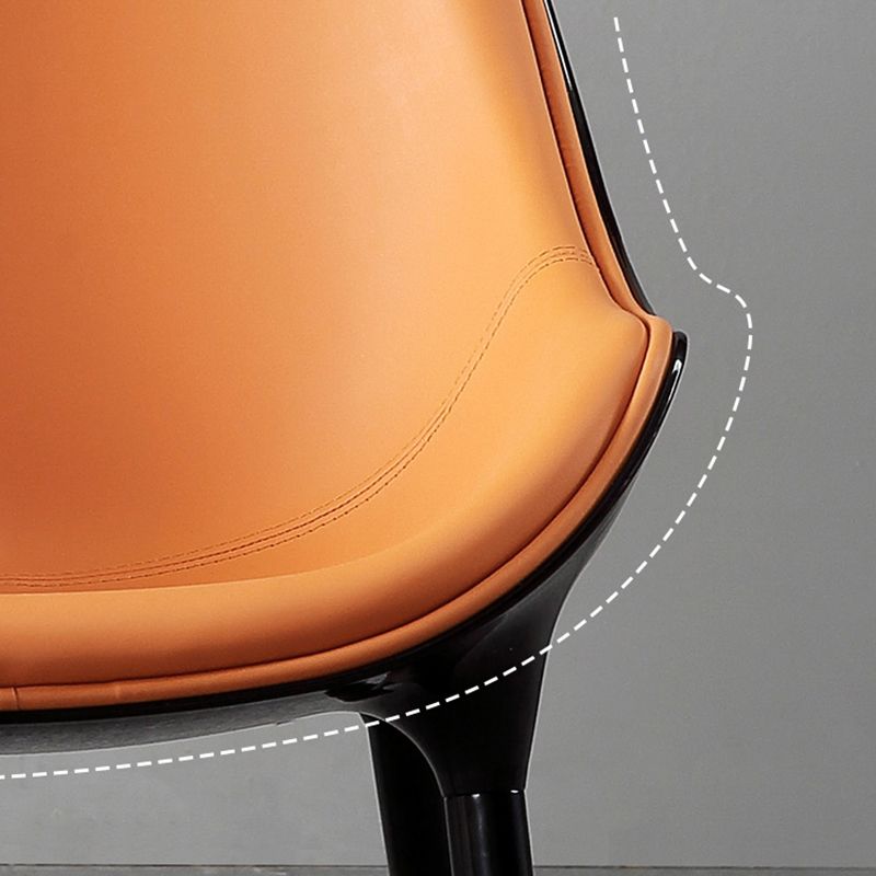 Contemporary Style Dining Chairs Kitchen Arm Side Chairs with Metal Legs (Set of 2) Clearhalo ' kitchen&dining_furn' 'Dining Chairs' 'Dining Tables & Seating' 'dining_chair' 'furn' 'furn_dining_chair' 'Furniture' 'furniture_dining_chair' 'Kitchen & Dining Furniture' 'kitchen' 1200x1200_78ad8292-fe11-41ee-80d0-166983d5704b