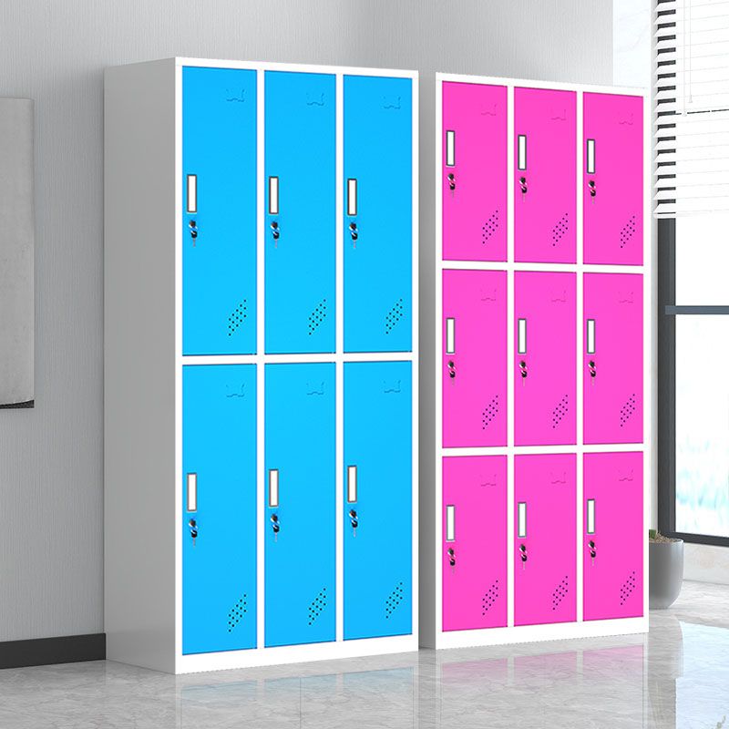 Armario de acero Armario Armario Moderno Gabinete de almacenamiento con puerta con bisagras