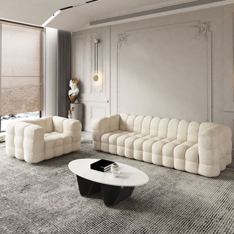 Solid Color Sofa Stationary Modern Square Arm Sofa for Living Room Clearhalo 'furn' 'furn_sofas' 'Furniture' 'Living Room Furniture' 'Sofa' 'sofas' 1200x1200_78b18911-17a8-499c-82bb-bc0f299514f5