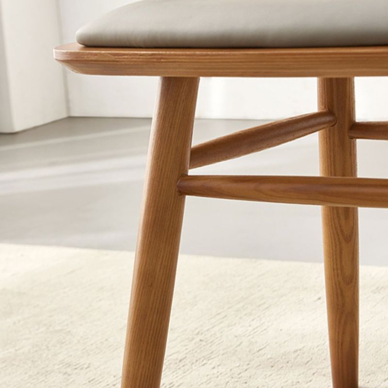 Traditional Style Dining Chair Solid Wood Cane Back Dining Armchair