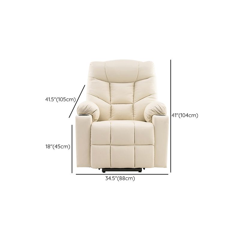 Power-Remote Type Standard Recliner Swivel Base Recliner Chair Clearhalo 'Chairs & Seating' 'furn' 'furn_recliners' 'Furniture' 'Living Room Furniture' 'Recliners' 1200x1200_78b25c2f-48d7-41d5-a4ee-580bf6add1c4