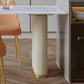 Traditional Luxury Dining Table White Sintered Stone Dining Table for Kitchen Clearhalo 'Dining Tables & Seating' 'Dining Tables' 'dining_table' 'furn' 'furn_dining_table' 'Furniture' 'furniture_dining_table' 'Kitchen & Dining Furniture' 'kitchen' 'kitchen_dining_table' 1200x1200_78b39cc5-7bca-4174-bd13-25b9524ad8d3