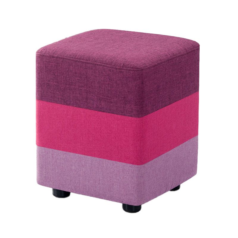 Fabric Standard Stool Contemporary Simple Upholstered Ottoman Clearhalo 'furn' 'furn_ottomans_poufs' 'Furniture' 'Living Room Furniture' 'Ottomans & Poufs' 'ottomans_poufs' 1200x1200_78b49c4b-b799-48ff-9d4f-10b0e8699a82