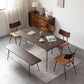 Rectangle Wood Color Dining Table Oak Solid Wood Table Luxury with 4 Legs Clearhalo 'Dining Tables & Seating' 'Dining Tables' 'dining_table' 'furn' 'furn_dining_table' 'Furniture' 'furniture_dining_table' 'Kitchen & Dining Furniture' 'kitchen' 'kitchen_dining_table' 1200x1200_78b50b6d-213c-4b35-916b-54af0fa4c541