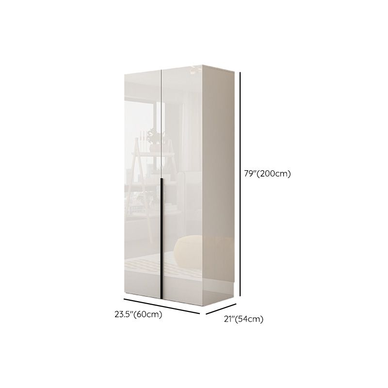 Armadio in legno di colore bianco morbido armadio del cassetto vicino per la camera da letto