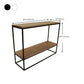 Mid-Century Modern Console Accent Table Rectangle Sofa Console Table