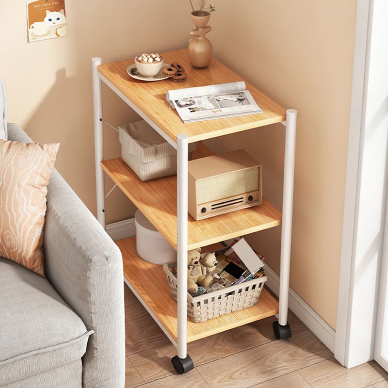 Wood Coffee Table Modern 1 Cocktail Table with Storage Shelf Clearhalo 'Coffee & Accent Tables' 'Coffee Tables' 'coffee_tables' 'furn' 'furn_coffee_tables' 'Furniture' 'Living Room Furniture' 1200x1200_78b9b1d1-70a1-43f5-ae52-cbe48ebf5008