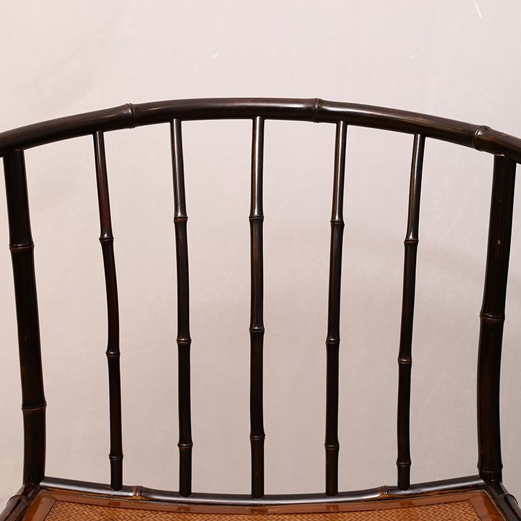 Sedie da pranzo posteriore di canna tradizionale sedia a braccio posteriore per sala da pranzo