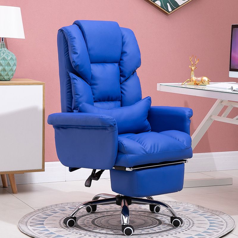 Modern Desk Chair Leather Management Office Chair High-Back Chair with Wheels Clearhalo 'furn' 'furn_office_chair' 'Furniture' 'Office Chairs' 'Office Furniture' 'office_chair' 1200x1200_78bc4629-7fc6-4a4d-874b-0a184fbb8732