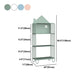 Modern Style Metal Bookshelf Etagere Open Shelf Bookcase for Home Clearhalo 'Bookcases' 'Furniture' 'furniture_bookcases' 'kitchen' 'kitchen_bookcases' 'Living Room Furniture' 'Office Furniture' 1200x1200_78bee1ce-a456-4ba5-8420-b4d8cfd25ac5