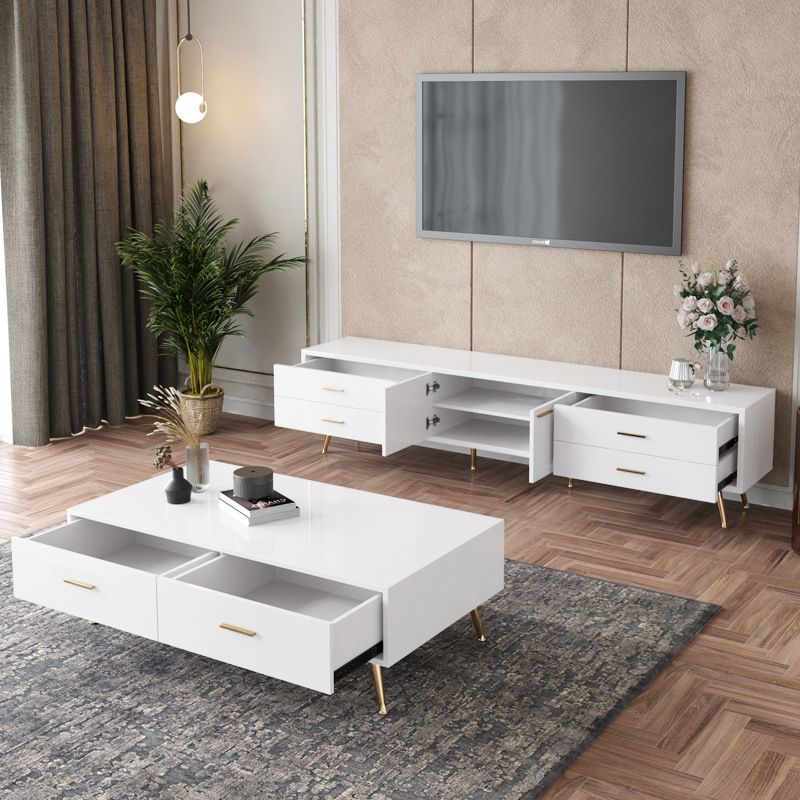 Glam Slate salontafel geen pijnlijke nestelende salontafel set