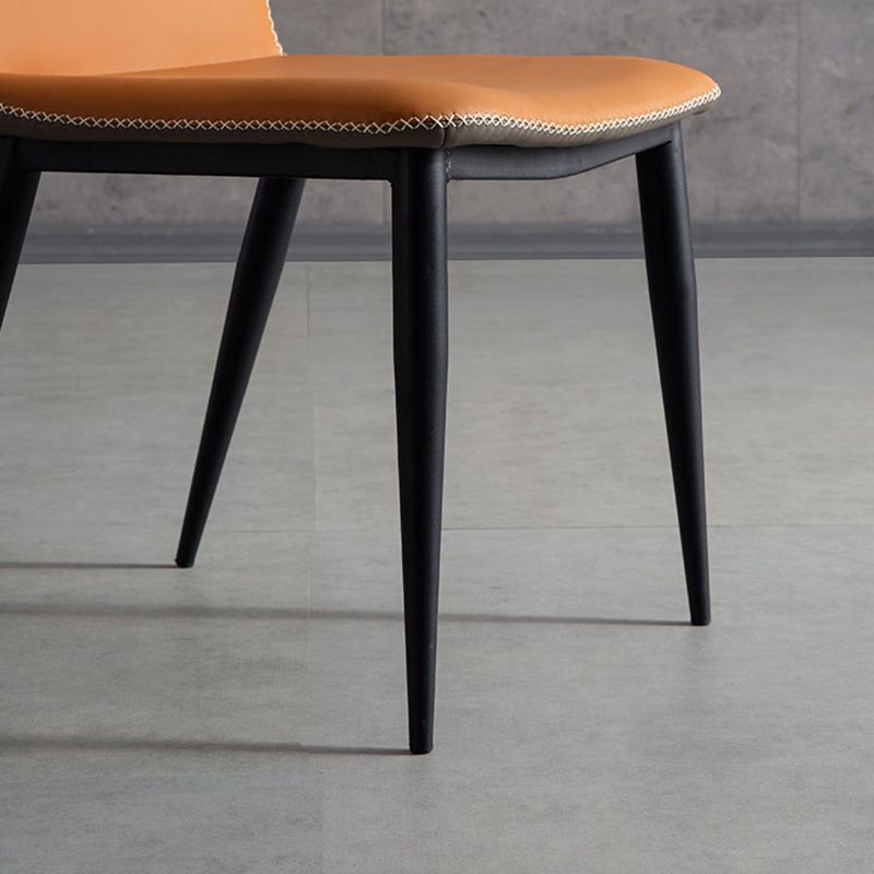 Modern Leather Home Side Chair Matte Finish Wingback Dining Chairs (Set of 2) Clearhalo ' kitchen&dining_furn' 'Dining Chairs' 'Dining Tables & Seating' 'dining_chair' 'furn' 'furn_dining_chair' 'Furniture' 'furniture_dining_chair' 'Kitchen & Dining Furniture' 'kitchen' 1200x1200_78c21101-e92c-43c6-97c7-bad5278a581f