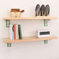 Natural Contemporary Floating Bookshelf Wall Mounted Wooden Shelf Clearhalo 'Bookcases' 'furn' 'furn_bookcases' 'Furniture' 'Office Furniture' 1200x1200_78c3ba0d-c25b-4404-9fd0-5b0b8f0d1c20