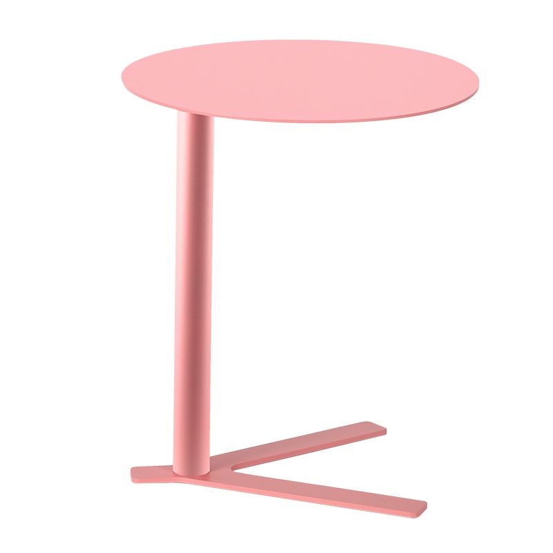 Metal Round Side End Table Minimalist Side Table for Living Room Clearhalo 'Coffee & Accent Tables' 'End & Side Tables' 'end_side_tables' 'furn' 'furn_end_side_tables' 'Furniture' 'Living Room Furniture' 1200x1200_78c58030-ff1e-46aa-8301-c6257ffaede9