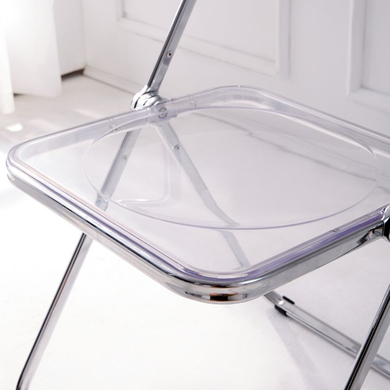 Metal Modern Indoor-Outdoor Chair Armless Open Back Dining Side Chair Clearhalo ' kitchen&dining_furn' 'Dining Chairs' 'Dining Tables & Seating' 'dining_chair' 'furn' 'furn_dining_chair' 'Furniture' 'furniture_dining_chair' 'Kitchen & Dining Furniture' 'kitchen' 1200x1200_78c73f13-bb1c-4f98-81a5-b1007a4893e0