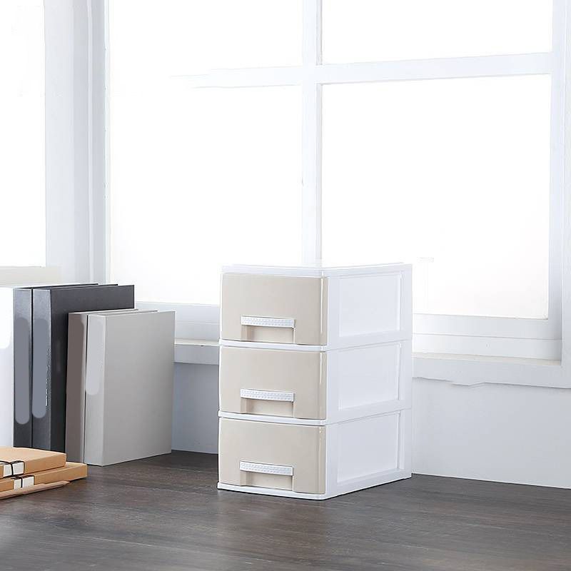 Cajones de cajones Babyet lateral de plástico contemporáneo de archivos