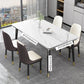 Kitchen Modern Sintered Stone Top Dining Room Furniture Set with 4 Legs Base Dining Set Clearhalo 'Dining Room Sets' 'Dining Tables & Seating' 'dining_room_set' 'furn' 'furn_dining_room_set' 'Furniture' 'furniture_dining_room_set' 'Kitchen & Dining Furniture' 'kitchen&dining_furn' 'kitchen' 1200x1200_78c9733b-787e-46d9-85f5-7e9bf0bd1e05