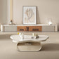 Stone Geometric Contemporary Coffee Table Single Cocktail Table with Storage Drawers Clearhalo 'Coffee & Accent Tables' 'Coffee Tables' 'coffee_tables' 'furn' 'furn_coffee_tables' 'Furniture' 'Living Room Furniture' 1200x1200_78cabd51-1e03-465b-b0db-63314dd7d4db
