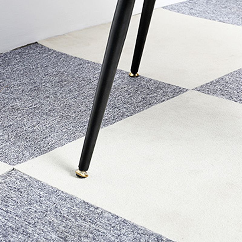 Contemporary Metal Dining Room Chair Faux Leather Single Dining Arm Chair Clearhalo ' kitchen&dining_furn' 'Dining Chairs' 'Dining Tables & Seating' 'dining_chair' 'furn' 'furn_dining_chair' 'Furniture' 'furniture_dining_chair' 'Kitchen & Dining Furniture' 'kitchen' 1200x1200_78cbdbd3-c702-4d8e-8965-f6105681c3cd