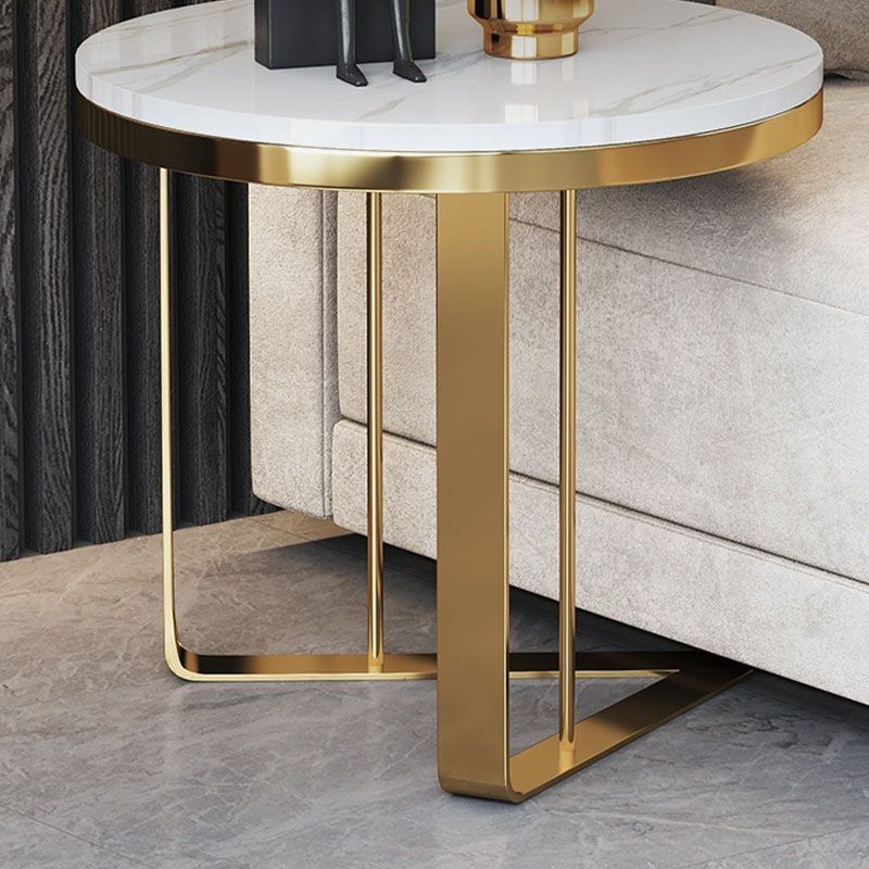 Mesa contemporánea de la tabla de la altura de la tabla del extremo metálico superior