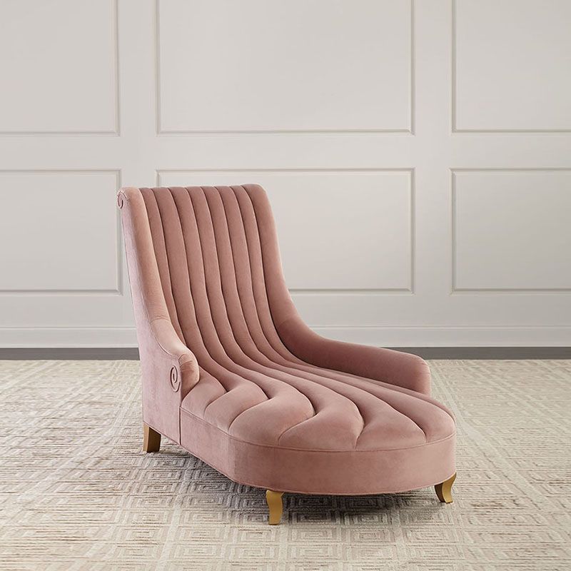 Luxury Style Velvet Chaise Lounge Bedroom Recessed Arms Chaise Clearhalo 'Chairs & Seating' 'Chaise Lounge' 'chaise_lounge' 'furn' 'furn_chaise_lounge' 'Furniture' 'Living Room Furniture' 1200x1200_78d0db2f-e6b1-47e5-a739-2b86d09a0012