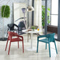 Contemporary Style Plastic Chairs Solid Back Arm Dining Kitchen Chair Set Clearhalo ' kitchen&dining_furn' 'Dining Chairs' 'Dining Tables & Seating' 'dining_chair' 'furn' 'furn_dining_chair' 'Furniture' 'furniture_dining_chair' 'Kitchen & Dining Furniture' 'kitchen' 1200x1200_78d25318-7d95-475f-980b-b713882109bd