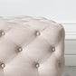 Glam Tufted Bedroom Bench, Foam Filled Bench with Metal Legs Clearhalo 'Benches' 'Chairs & Seating' 'furn' 'furn_benches' 'Furniture' 'Living Room Furniture' 1200x1200_78d2c0a1-2de0-4194-8fb6-aa86d3908797