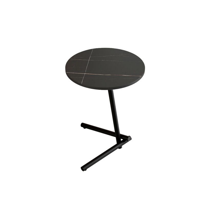 Pedestal Round End Table Minimalist Side End Table for Living Room Clearhalo 'Coffee & Accent Tables' 'End & Side Tables' 'end_side_tables' 'furn' 'furn_end_side_tables' 'Furniture' 'Living Room Furniture' 1200x1200_78d7274d-2a8e-4a25-9efe-94f0147552ef