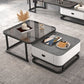 Frame Coffee Table Modern Slate Cocktail Table with Storage Drawers Clearhalo 'Coffee & Accent Tables' 'Coffee Tables' 'coffee_tables' 'furn' 'furn_coffee_tables' 'Furniture' 'Living Room Furniture' 1200x1200_78d7b9ae-ac29-4e51-9b0f-a27880a11b3d