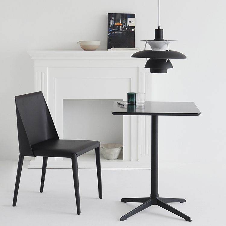 Metal Industrial Square Dining Table Solid Wood Top Table with Pedestal Clearhalo ' dining_table' 'Dining Tables & Seating' 'Dining Tables' 'furn' 'furn_dining_table' 'Furniture' 'furniture_dining_table' 'Kitchen & Dining Furniture' 'kitchen&dining_furn' 'kitchen' 'kitchen_dining_table' 1200x1200_78da592e-02c2-45c4-9259-81ffd3778ea5