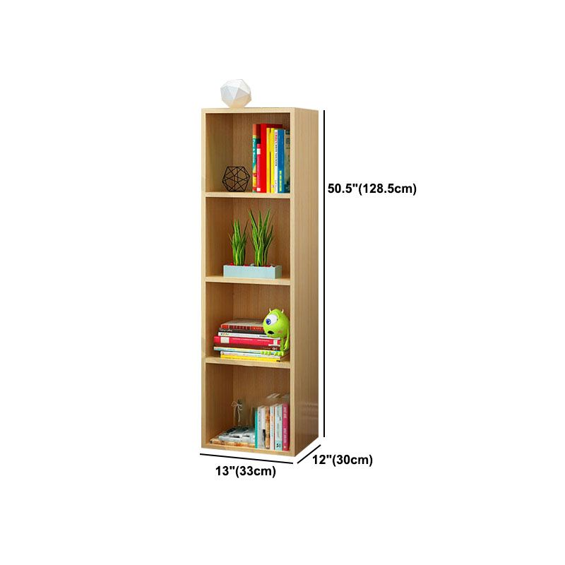Libreria moderna a back -shelf -legno scaffale per la sala da studio