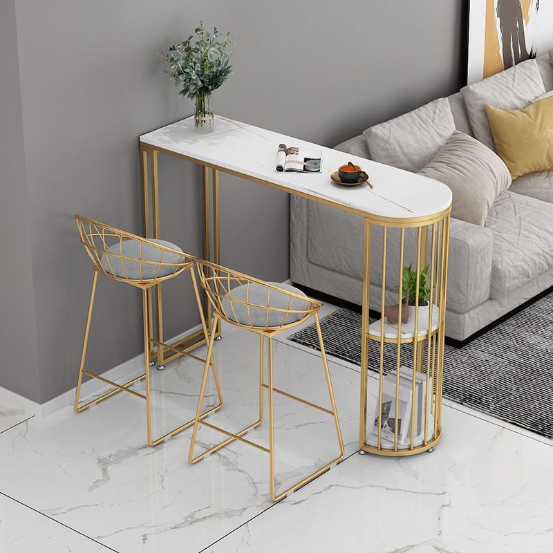 Nordic Style Sintered Stone Table Dining Bar Counter Table for Kitchen Clearhalo 'Bar Furniture' 'Bar Tables' 'bar_tables' 'furn' 'furn_bar_tables' 'Furniture' 'furniture_bar_tables' 'Kitchen & Dining Furniture' 1200x1200_78ddba82-9851-4017-9da8-a6c351753316