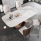 Modern Dining Rectangle Table Dining Sintered Stone Table for Home Use