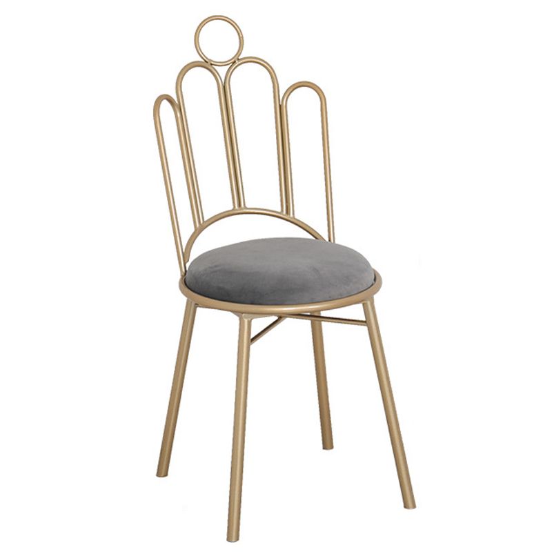 Scandinavian Style Upholstered Armless Dining Chairs Open Back Dining Side Chairs Clearhalo 'Dining Chairs' 'Dining Tables & Seating' 'dining_chair' 'furn' 'furn_dining_chair' 'Furniture' 'furniture_dining_chair' 'Kitchen & Dining Furniture' 1200x1200_78e41701-a3b1-4a22-8bb6-044adf457e11