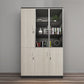Traditional File Cabinet Wood Vertical File Cabinet with Shelves for Office