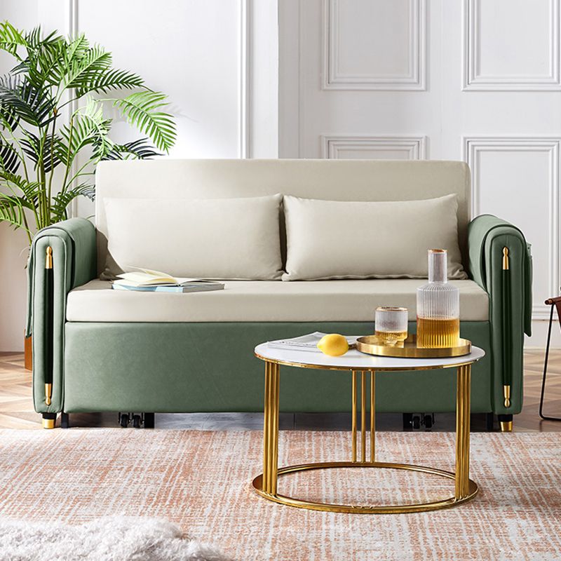 Faux Leather Folding Sleeper Sofa No Distressing Storage Convertible Sofas Clearhalo 'furn' 'furn_futons' 'Furniture' 'Futons & Daybeds' 'Futons' 'Living Room Furniture' 1200x1200_78e48a0b-e0f3-411c-8f01-d7bb71d48d0b