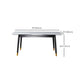 Rectangle Sintered Stone Kitchen Table Home Extendable Dining Table Clearhalo 'Dining Tables & Seating' 'Dining Tables' 'dining_table' 'furn' 'furn_dining_table' 'Furniture' 'Kitchen & Dining Furniture' 1200x1200_78e4bed1-0728-4574-960f-5af742f35db5