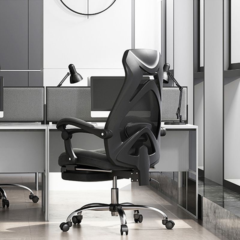 Padded Arms Office Chair Tilt Mechanism No Distressing Desk Chair with Wheels Clearhalo 'furn' 'furn_office_chair' 'Furniture' 'Office Chairs' 'Office Furniture' 'office_chair' 1200x1200_78e65875-324b-467d-a219-660479f9e78a